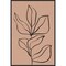 Balance VII (Leaves) by Becky Thorns 23-in. W x 33-in. H. Canvas Wall Art Print Framed in Black